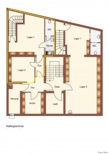 Grundriss Top-Kapitalanlage und ideal zur Eigennutzung in bester Citylage von Hilden