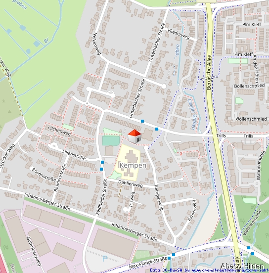 Lageplan Etagenwohnung Erkrath