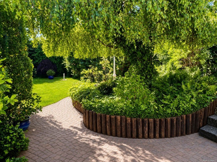 Garten Doppelhaush�lfte Hilden