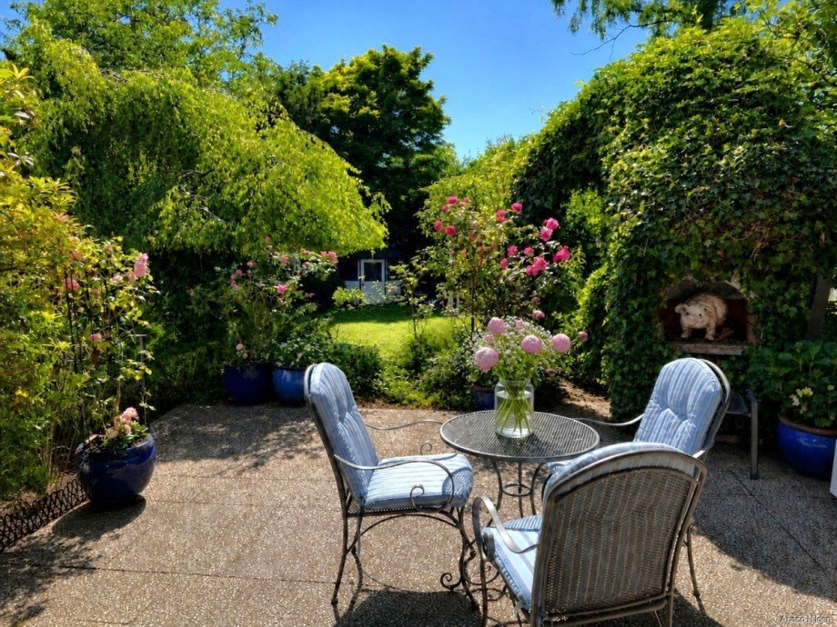 Gartenterrasse Doppelhaush�lfte Hilden